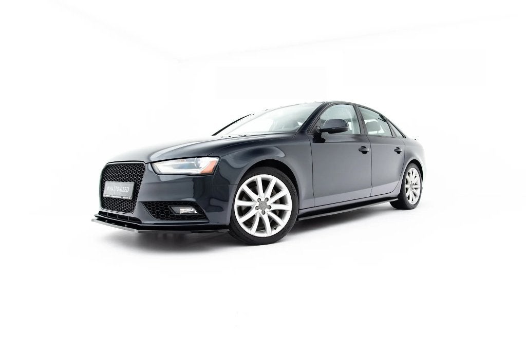 Voorlip sideskirt diffuser spoiler - Audi A4 B8 11-15