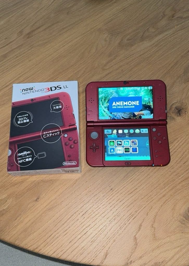 New 3ds LL(XL) dual ips top conditie, 3DS XL, Ophalen of Verzenden, Zo goed als nieuw, Met beschermhoes of tas