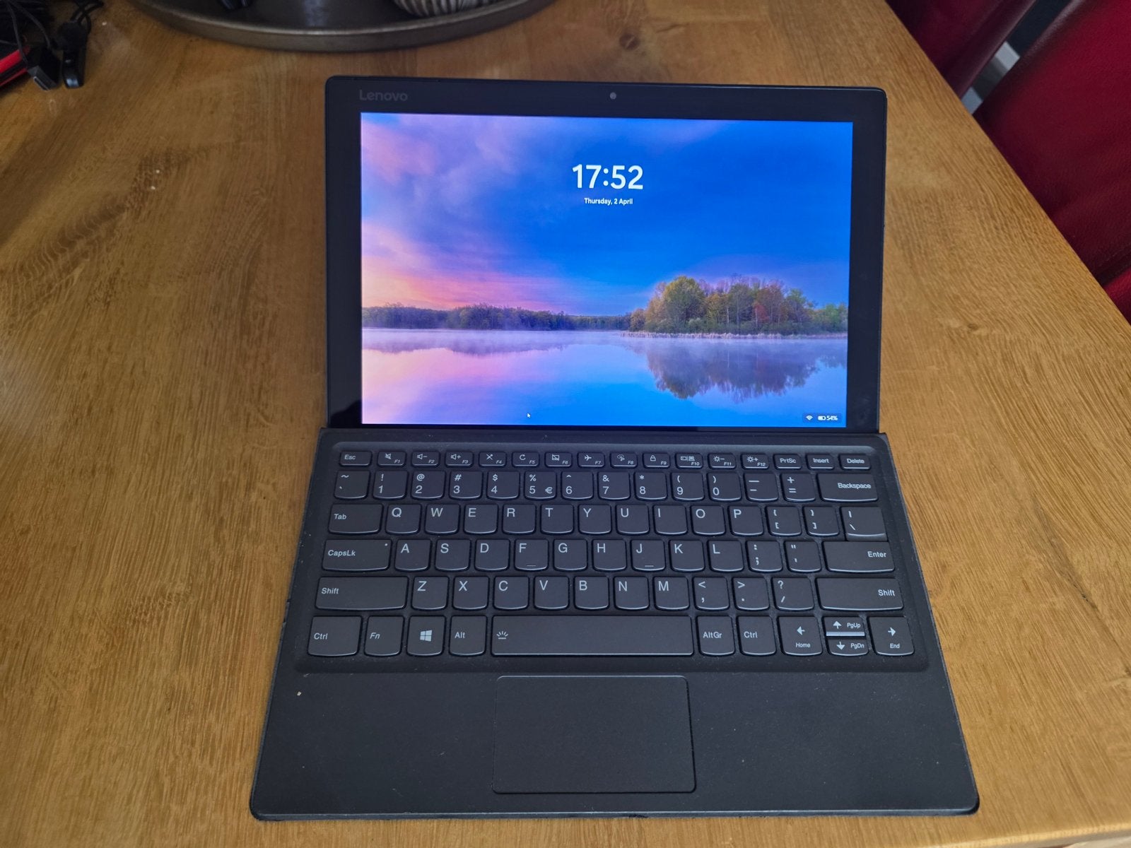 Lenovo Miix 520-12 - 2-in-1 laptop/tablet - i5-8250U - 8GB, Ophalen, Gebruikt, Qwerty, 8 GB