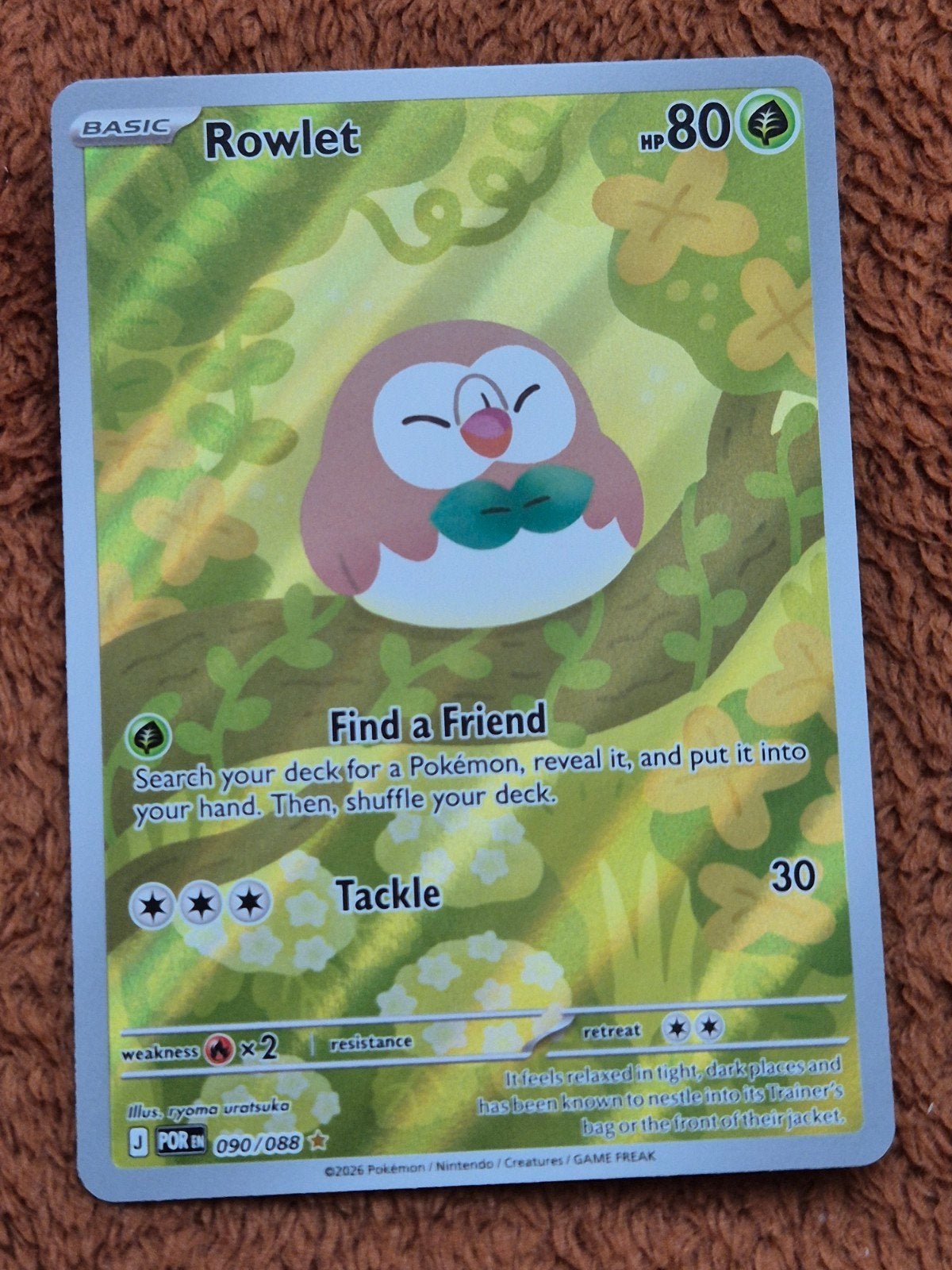 Rowlet - 090/088 - Perfect Order (POR 090) Pack Fresh - NM, Ophalen of Verzenden, Nieuw, Losse kaart