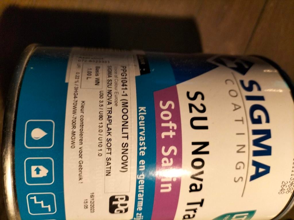 Sigma S2U Nova Traplak PPG1041-1 Moonlit Snow 1L, Ophalen