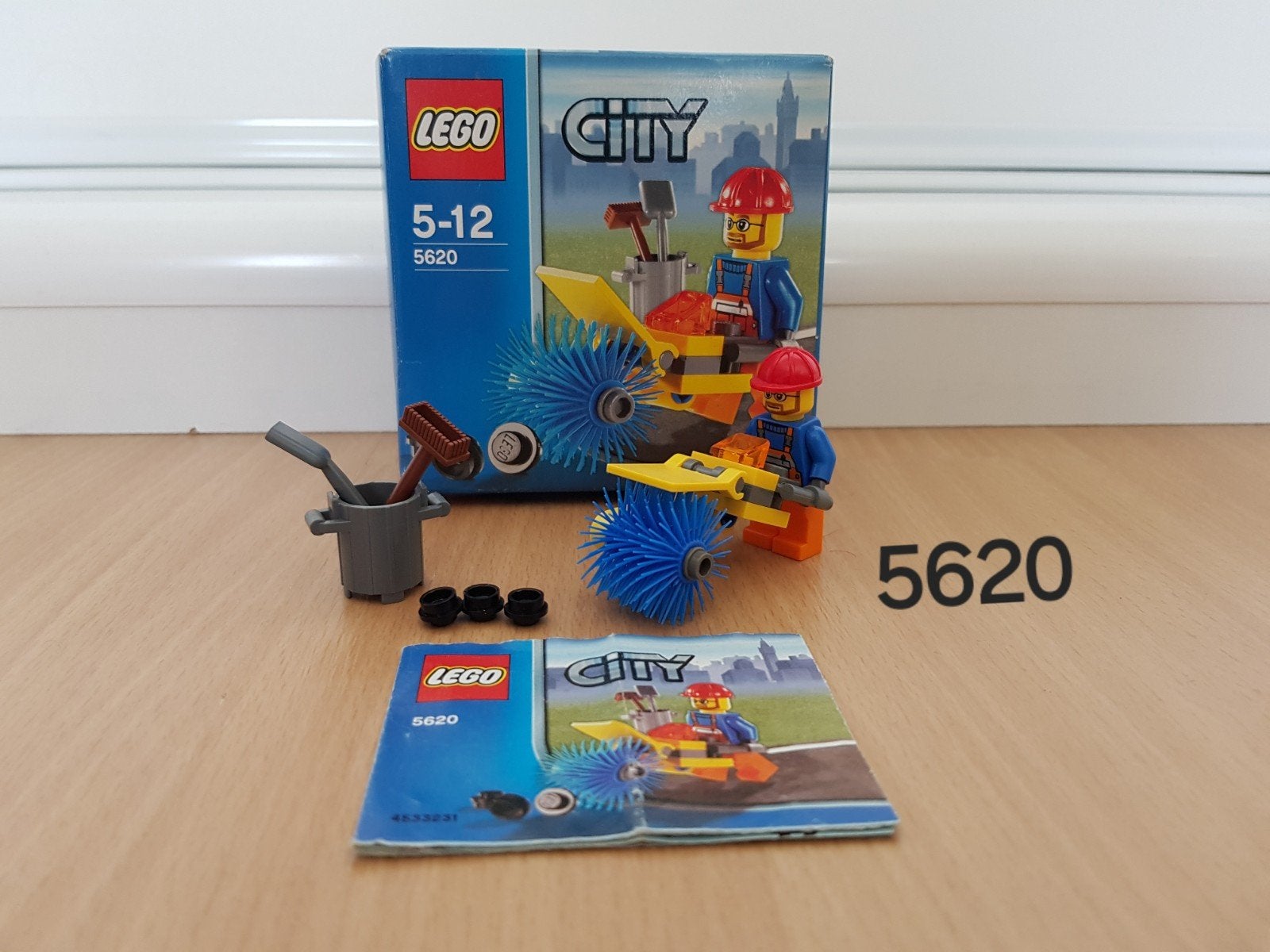 Lego City 5620 Straatveger met doos en instructies, Ophalen of Verzenden, Gebruikt, Overige merken