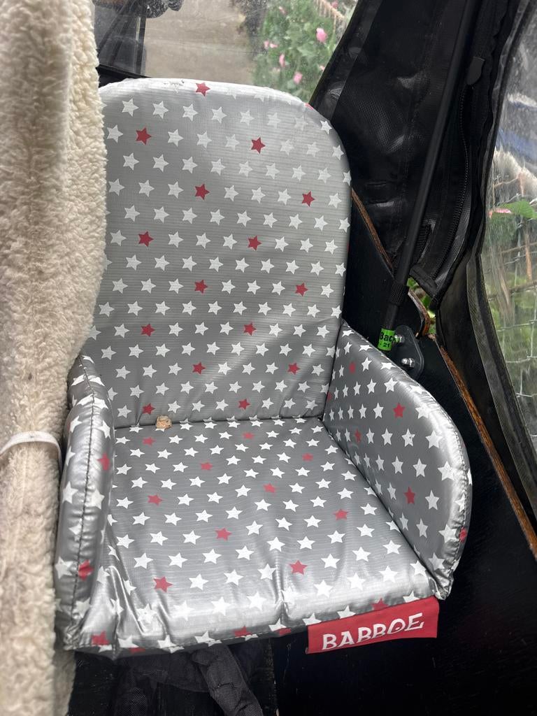 Babboe Peuterstoel met sterrenpatroon, Ophalen of Verzenden, Gebruikt, Kinderkar, Minder dan 20 kg