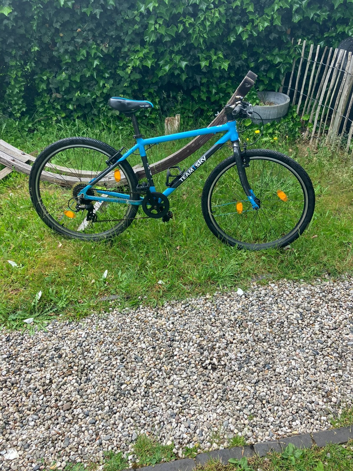 Frog 73 in team Sky kleuren, Fietsen en Brommers, Gebruikt, Hardtail, Velgrem, 45 tot 49 cm
