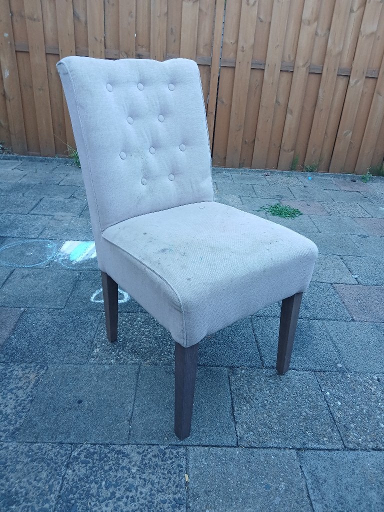 Stoel (LichtRoze), Huis en Inrichting, Stoelen, Ophalen, Gebruikt, Stof, Eén
