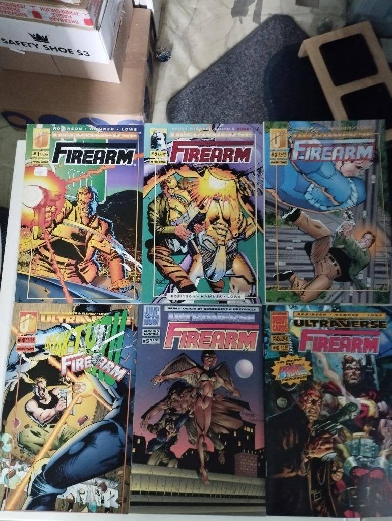 Firearm (ultraverse ) comics, Amerika, Complete serie of reeks, Zo goed als nieuw, Malibu