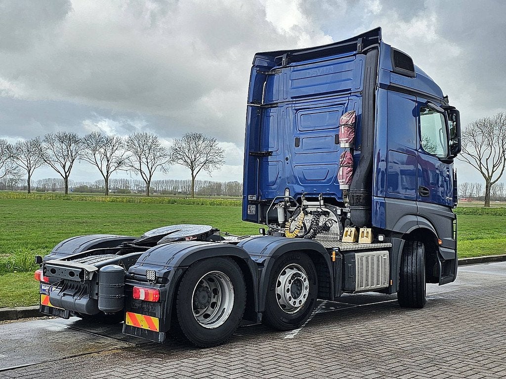 MERCEDES-BENZ ACTROS 2545 LS 6x2 streamline mp5, Auto's, Automaat, Euro 6, Blauw, Stoelverwarming