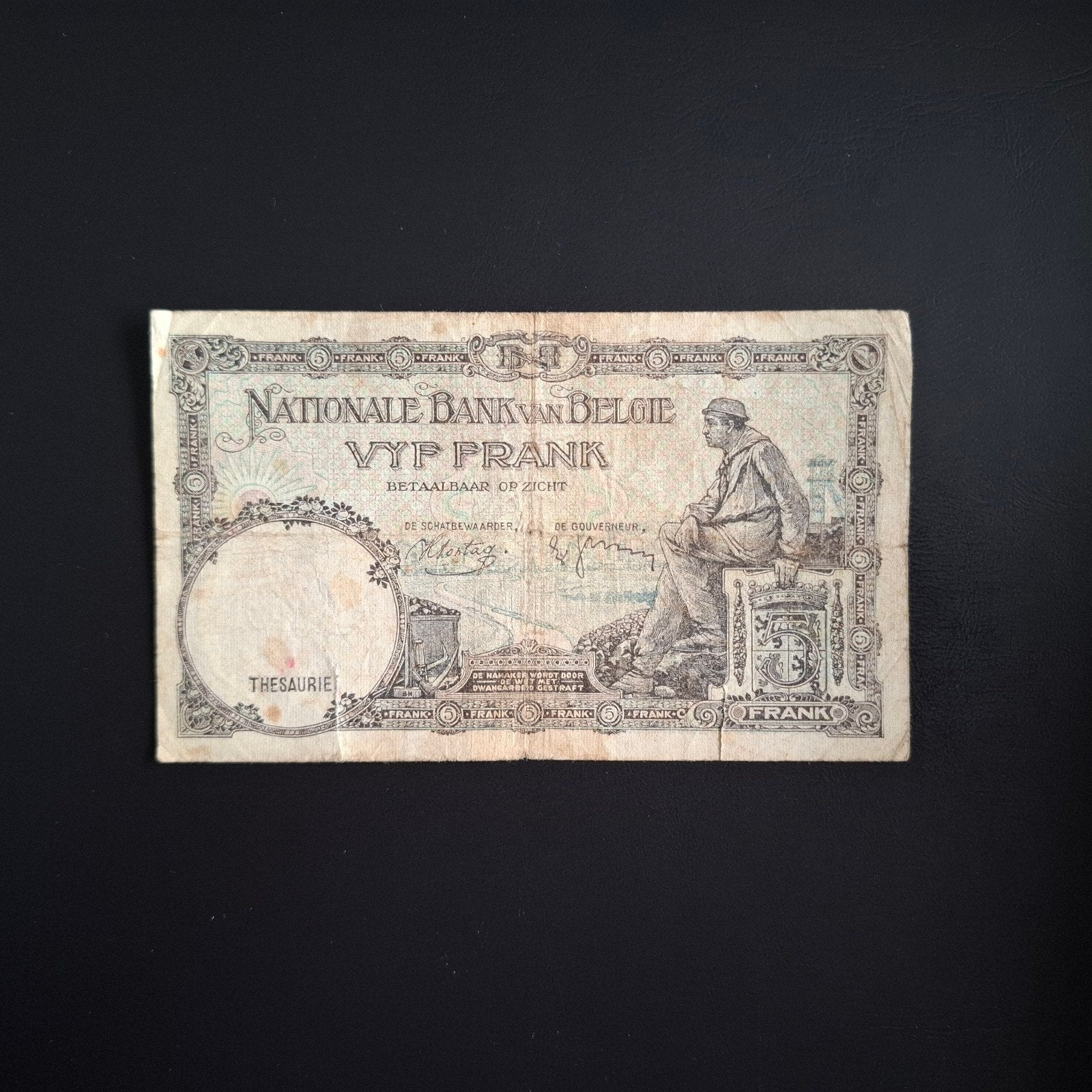 5 franc België #057, Verzenden, België, Los biljet