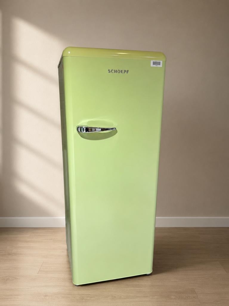Retro koelkast groen, Witgoed en Apparatuur, Koelkasten en IJskasten, Ophalen, Zo goed als nieuw, Met vriesvak