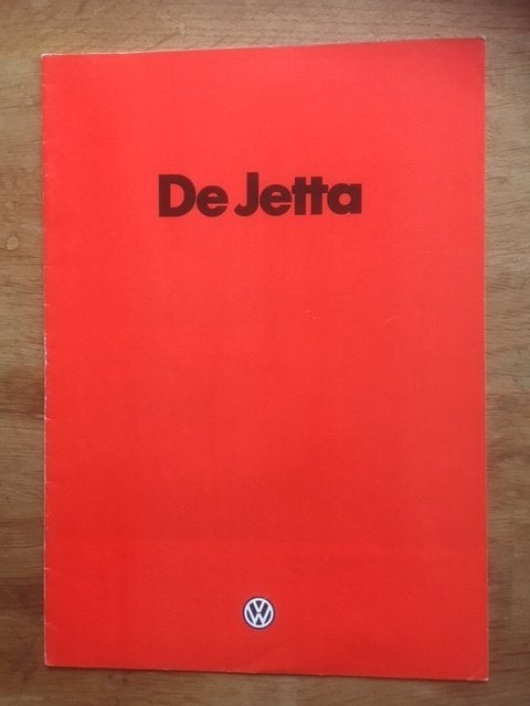 Volkswagen Jetta brochure - De Jetta  1980   NL, Volkswagen, Ophalen of Verzenden, Zo goed als nieuw, Volkswagen