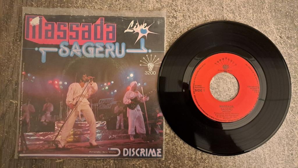 Massada  - Sageru, Gebruikt, 7 inch, Single, Ophalen of Verzenden