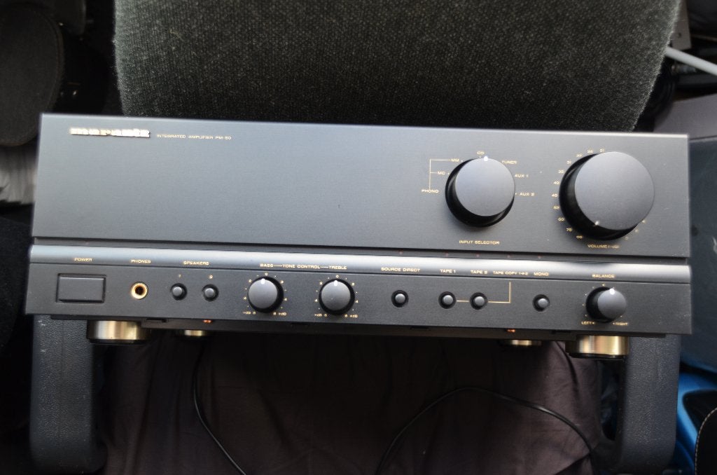 MARANTZ versterker PM-50, Audio, Tv en Foto, Versterkers en Receivers, Ophalen of Verzenden, Gebruikt, 60 tot 120 watt, Marantz