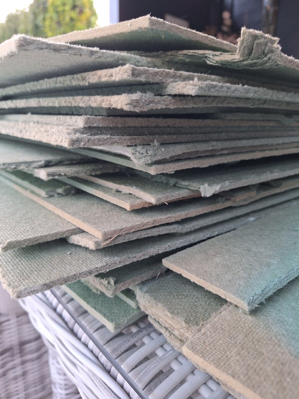 Gratis: +/- 30 m2 ondervloerplaten groen, Ophalen of Verzenden, 10 inch, Overige typen