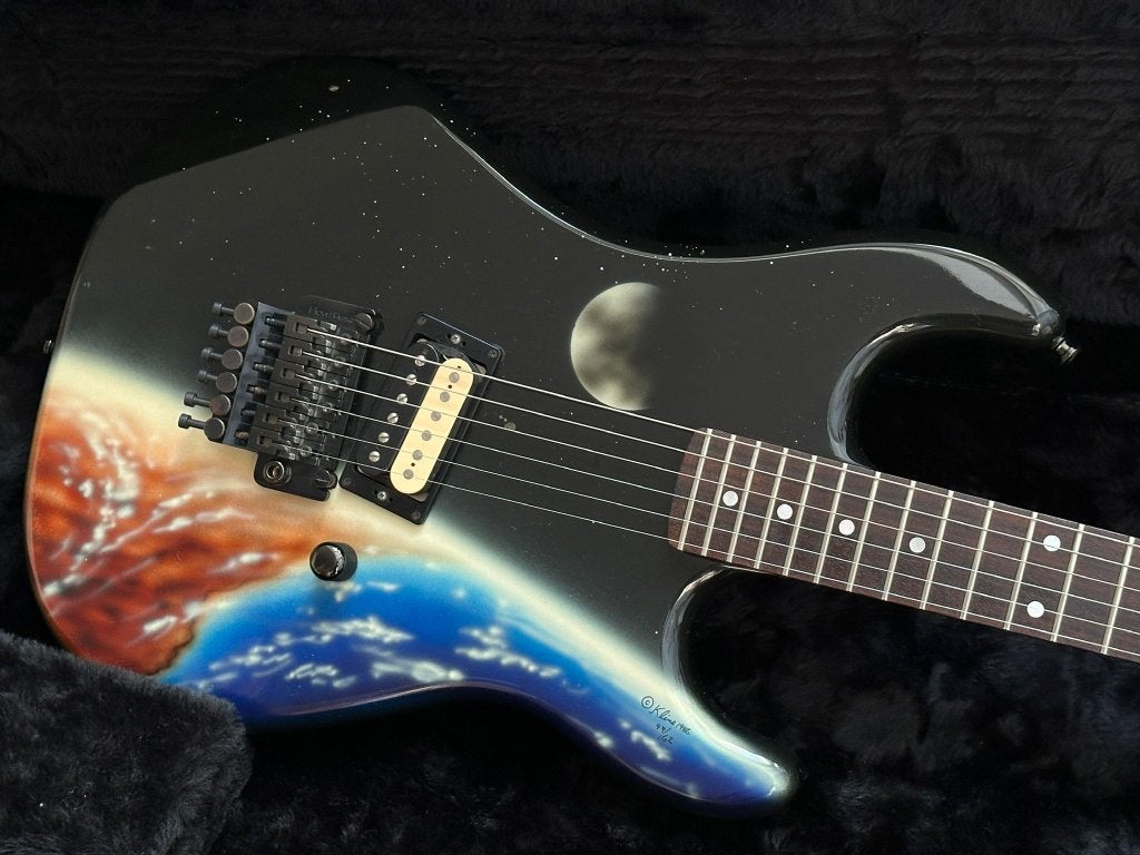 1986 Kramer Baretta USA Dennis Kline Earth Graphic #47 of 62, Ophalen of Verzenden, Gebruikt, Solid body, Overige merken
