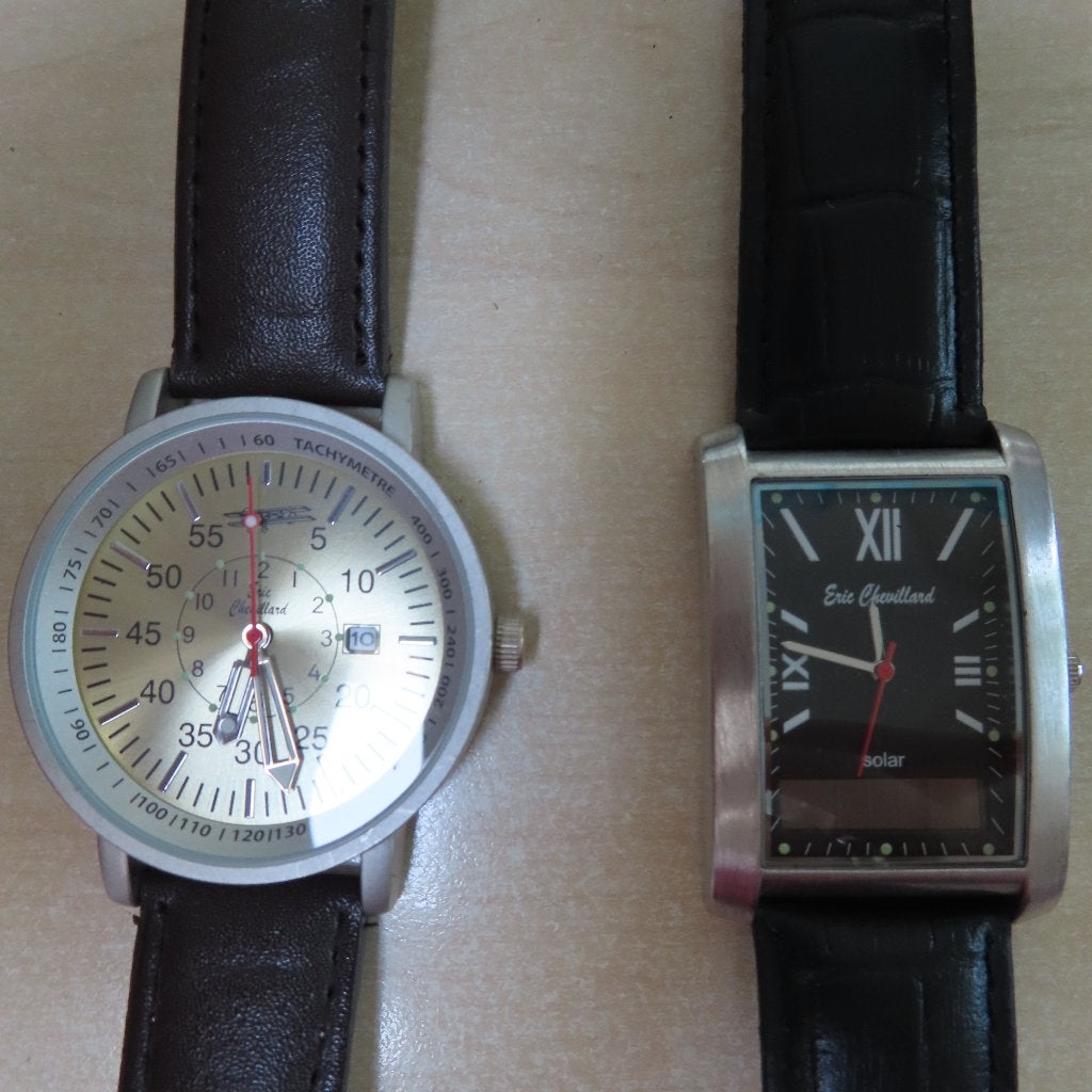 horloges diverse merken vintage Chevillard , Seiko Lasalle, Verzenden, Staal, Overige merken
