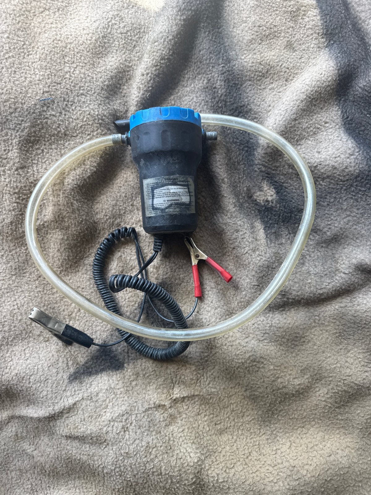 BGS Olie Afzuigpomp 12V 5A 60W, Ophalen of Verzenden, Gebruikt