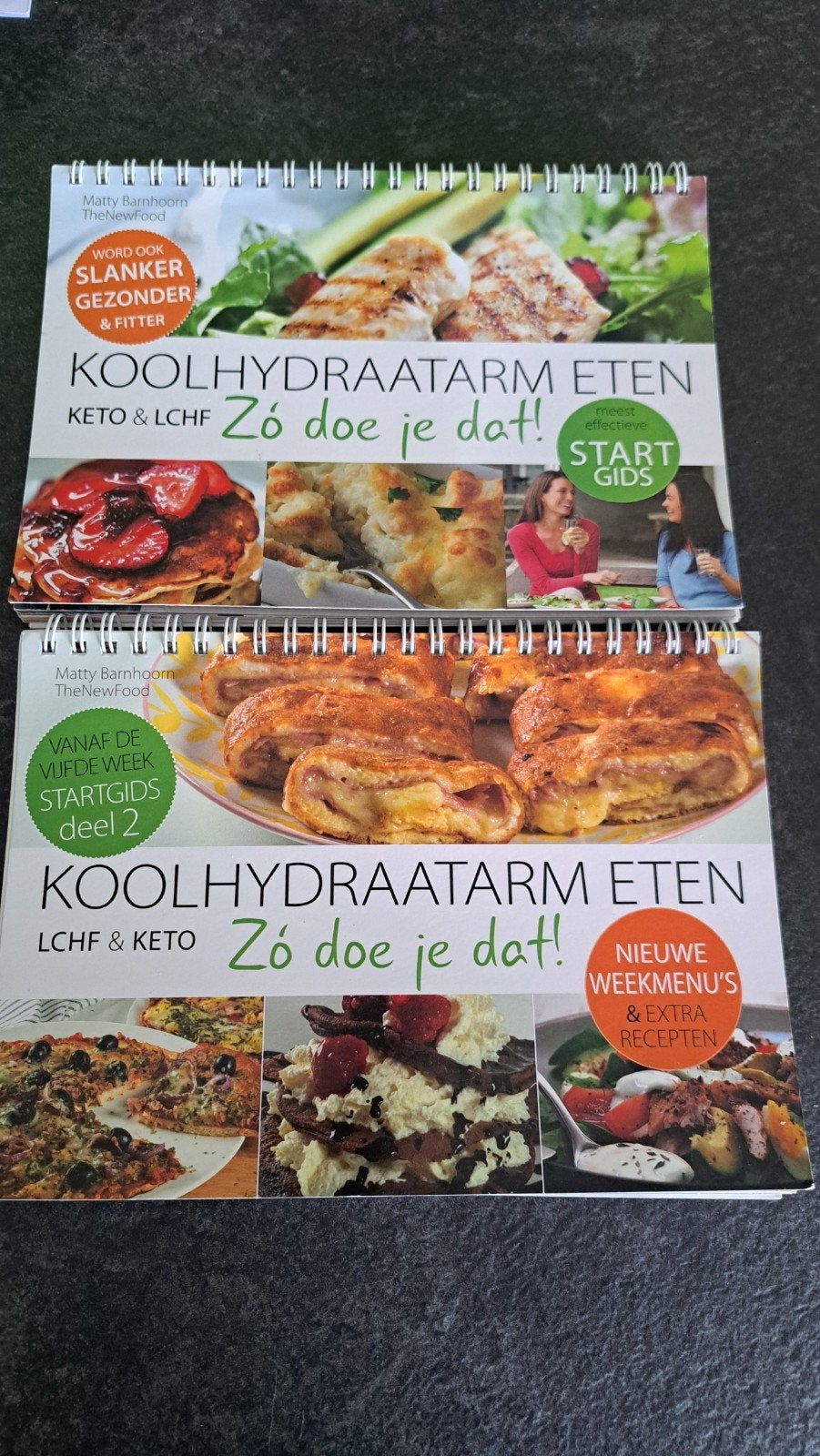 The New Food: Koolhydraatarm Eten Startgidsen (2 delen), Boeken, Ophalen of Verzenden