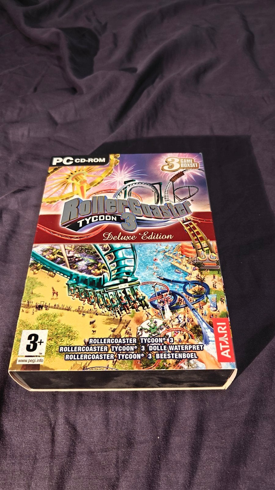 RollerCoaster Tycoon 3 Deluxe Edition Compleet PC CD-ROM, 1 speler, Ophalen of Verzenden, Zo goed als nieuw, Vanaf 3 jaar