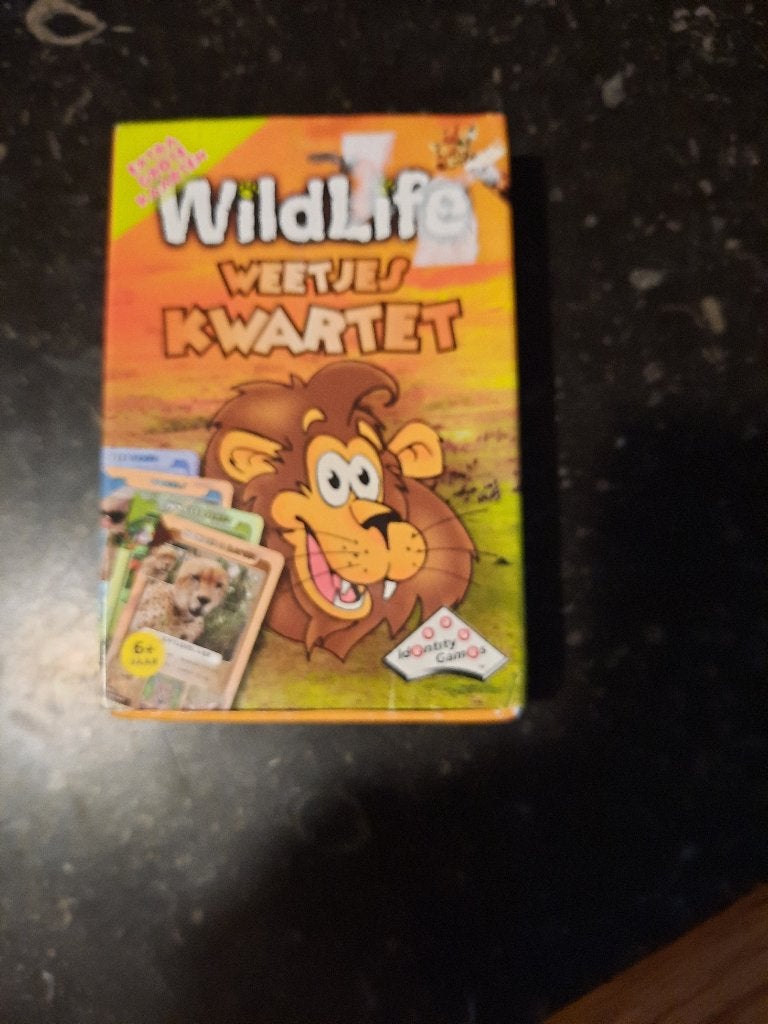 Wildlife weetjes kwartet, Ophalen of Verzenden, Zo goed als nieuw, Kwartet(ten)