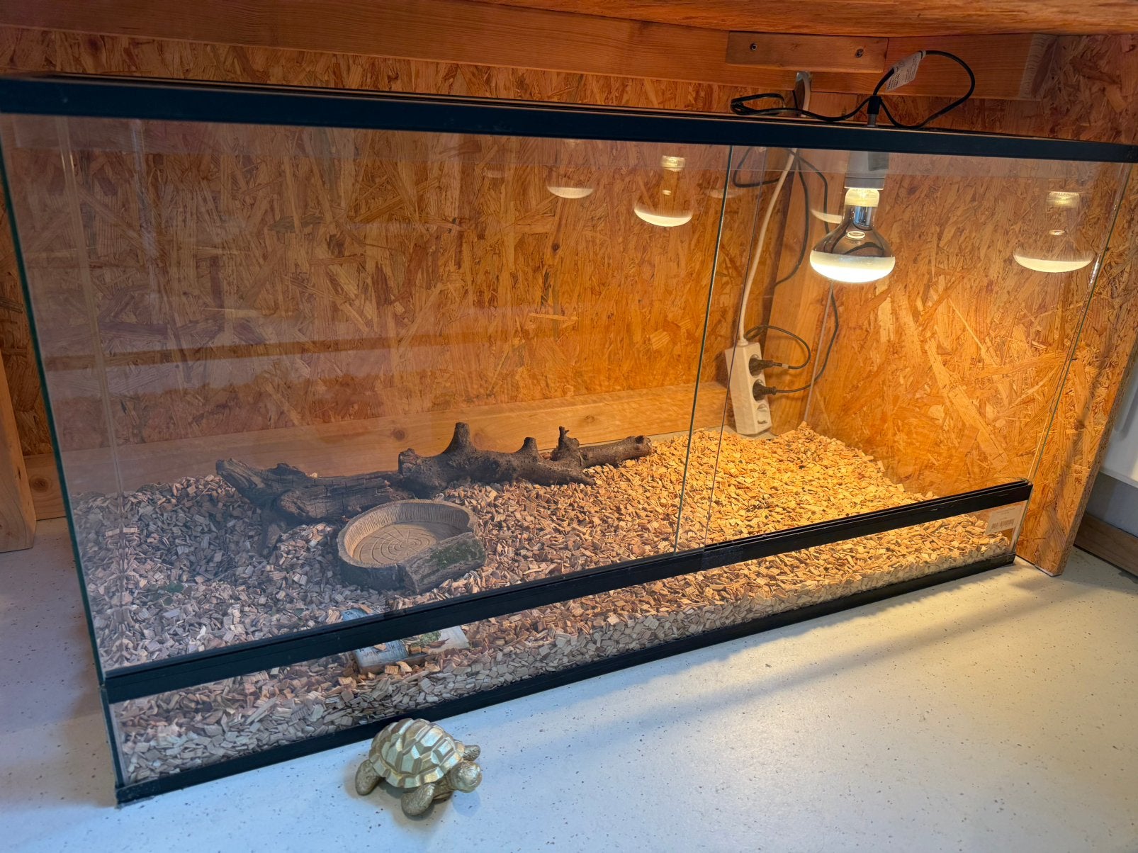 Terrarium enkel rooster 100*40*50 Zoo-Distri, Ophalen, Zo goed als nieuw