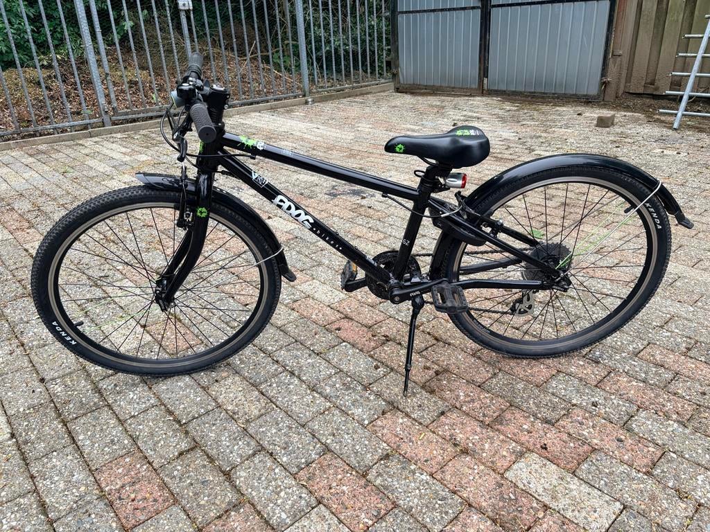 Frog 52 kinderfiets - Zwart - 20 inch, Ophalen, Zo goed als nieuw, Velgrem, 16 tot 20 inch