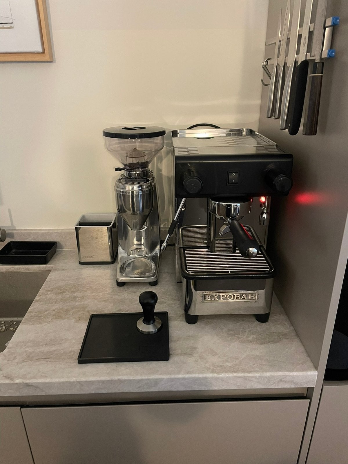 Expobar Office Pulser HX E61 Espressomachine te koop, Ophalen, Gebruikt, Koffie en Espresso
