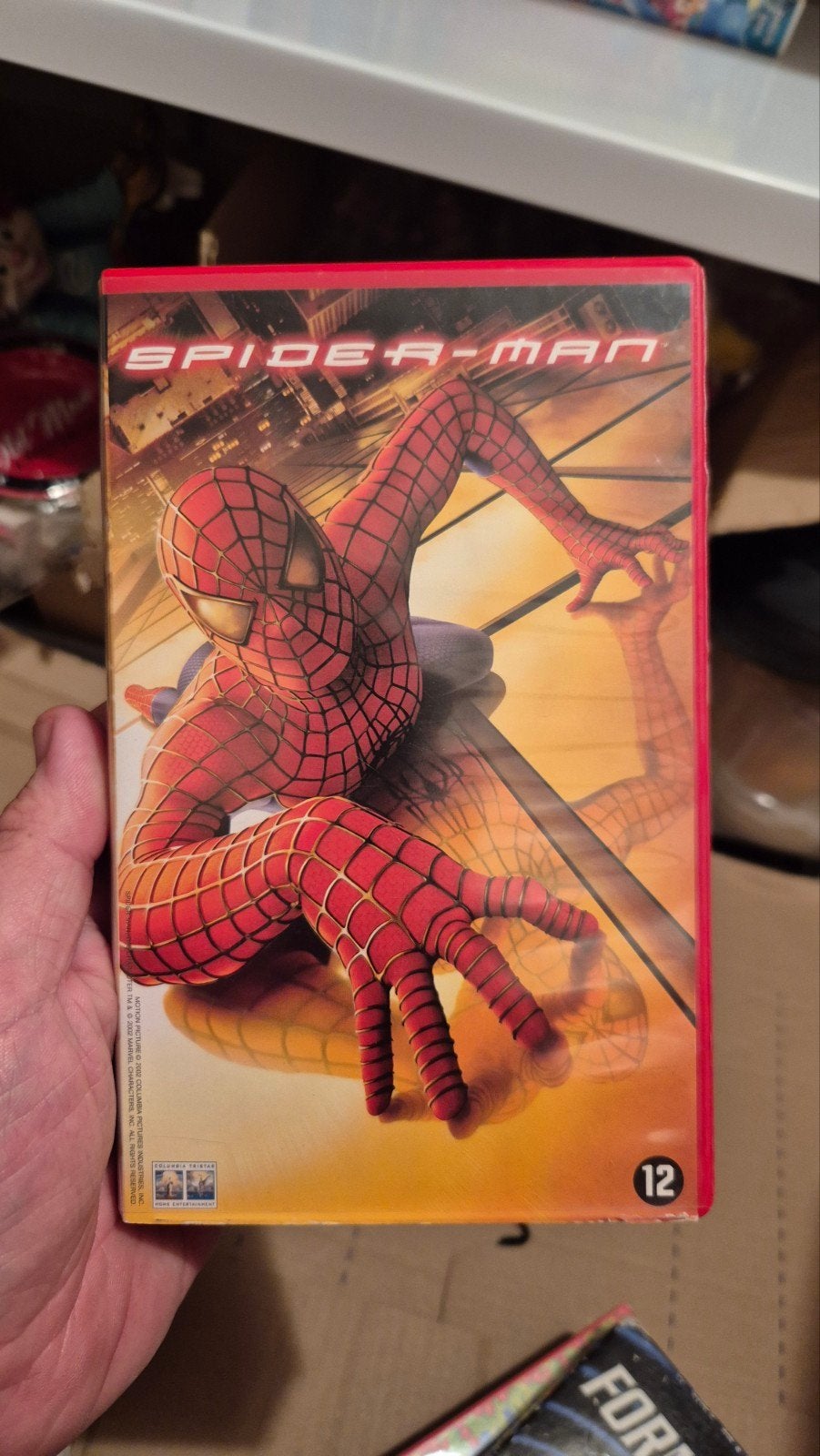 Spider-Man VHS - Klassieke superheldenfilm, Cd's en Dvd's, Gebruikt, Ophalen of Verzenden, Actie en Avontuur, Vanaf 12 jaar