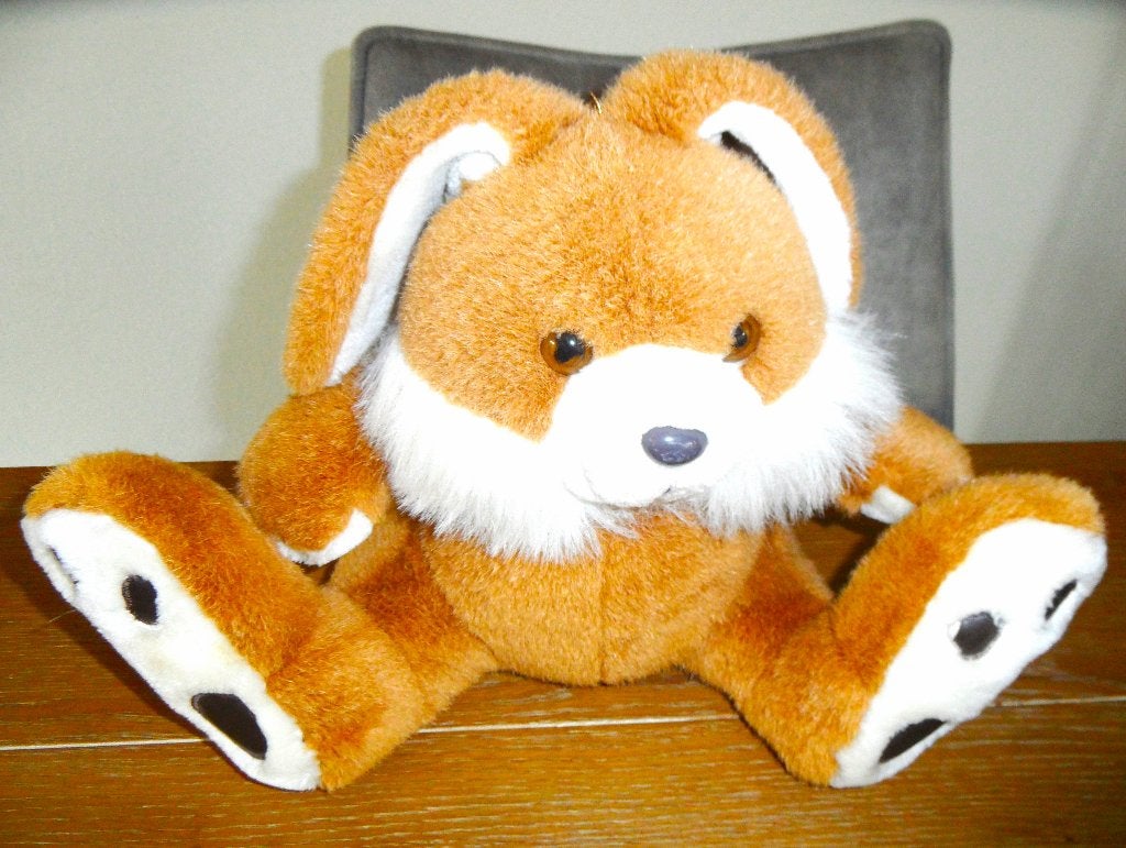 In goede staat Haas/konijn knuffel, Konijn, Ophalen of Verzenden, Zo goed als nieuw, Middelgroot (20 tot 80 cm)