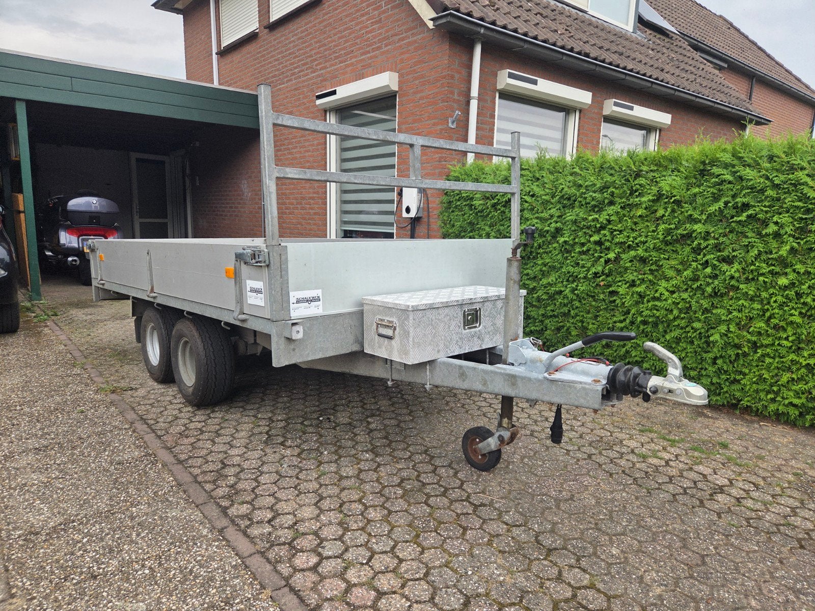 VLEMMIX 2.7t Robuuste aanhangwagen, Ophalen, Gebruikt