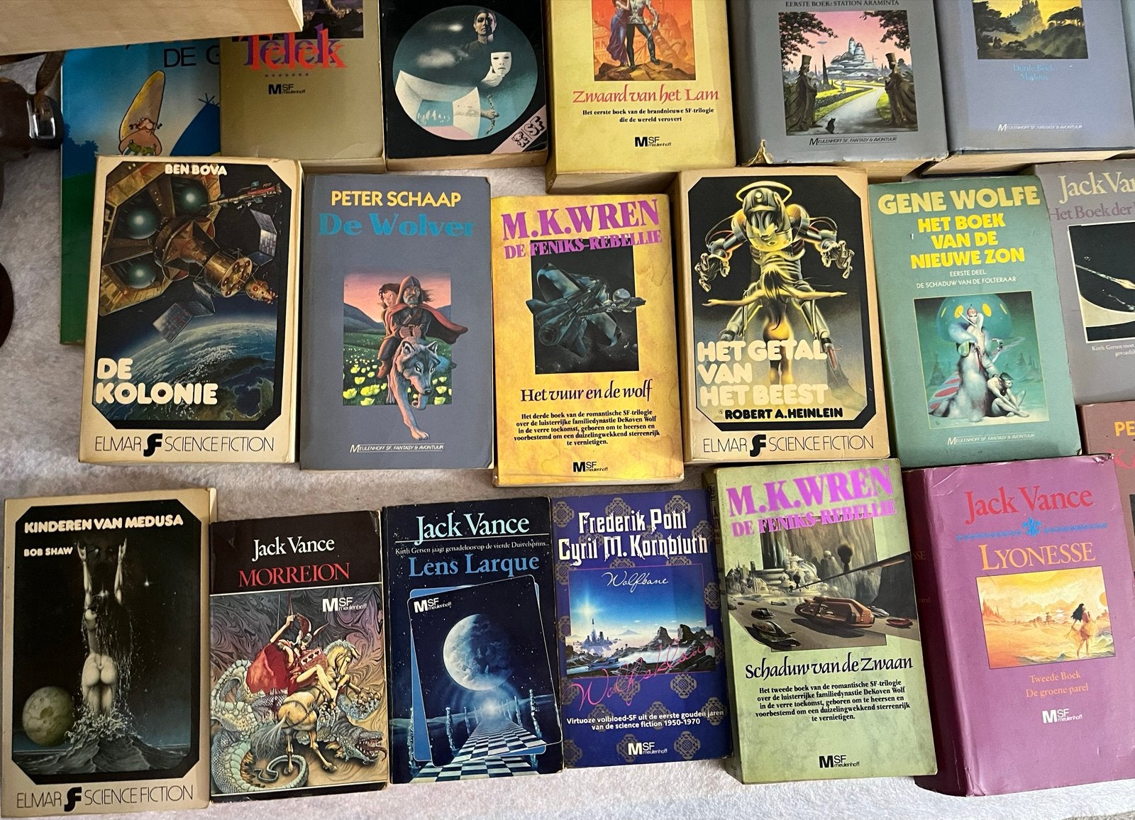 Grote collectie Sciencefiction boeken (o.a. Jack Vance), Boeken, Ophalen, Gelezen