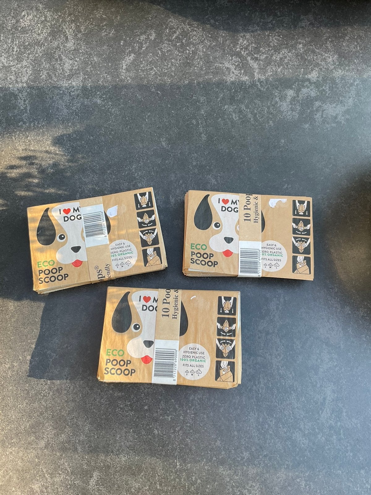 Eco poop scoop poepzakjes, Dieren en Toebehoren, Ophalen of Verzenden, Zo goed als nieuw