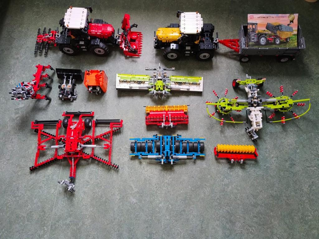 Mouldking Tractors + Werktuigen, Ophalen of Verzenden, Zo goed als nieuw