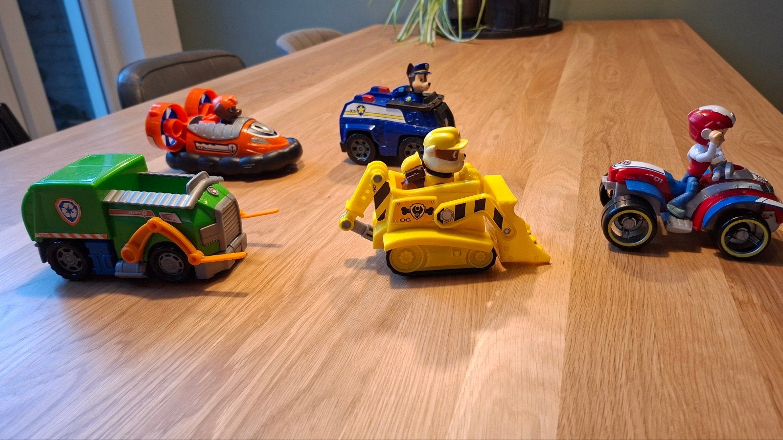 Paw Patrol Voertuigen Set - 4 stuks, Ophalen, Gebruikt