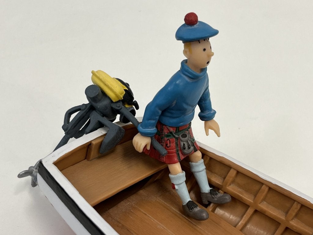 Kuifje in Boot Diorama Het Zwarte Eiland, Niet ingevuld, Zo goed als nieuw, Niet ingevuld, Niet ingevuld