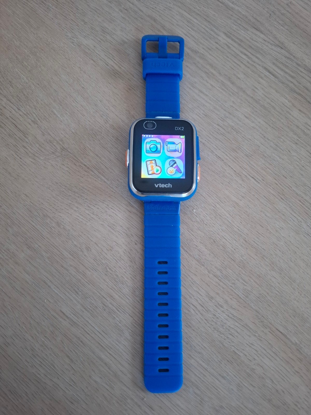 Vtech DX2 Horloge Blauw, Ophalen of Verzenden, Gebruikt, Elektronica, Met licht