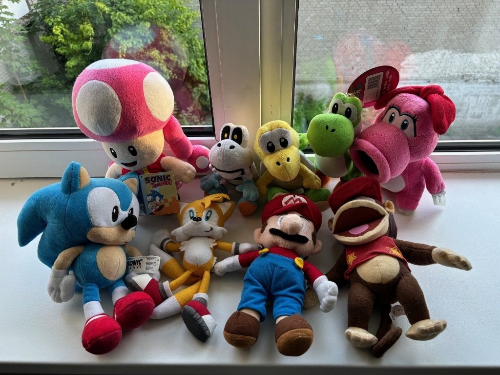 Diverse videogame knuffels, Overige typen, Ophalen of Verzenden, Zo goed als nieuw, Middelgroot (20 tot 80 cm)
