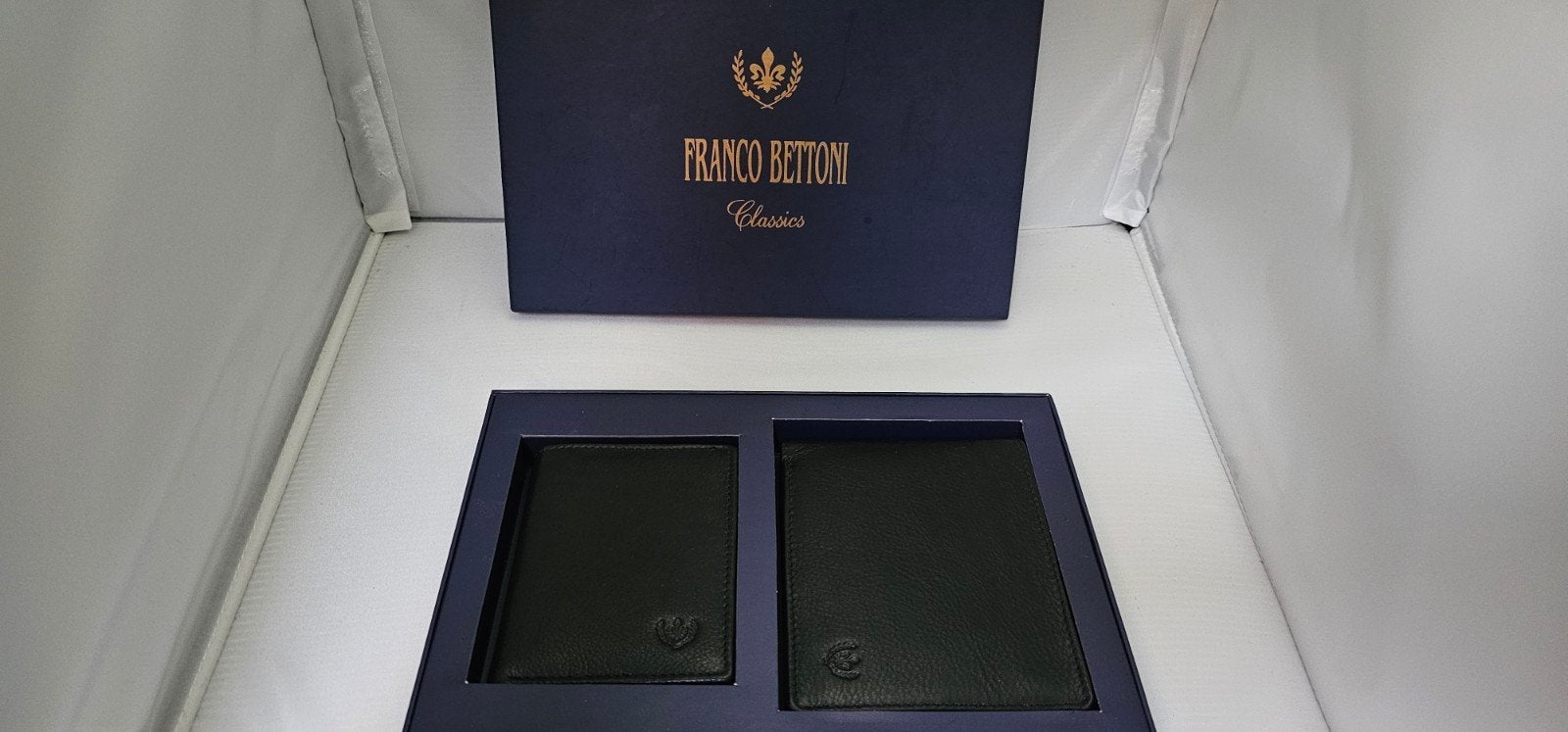Franco bettoni portemonnee leer, Sieraden, Tassen en Uiterlijk, Overige merken, Zwart, Nieuw, Ophalen of Verzenden
