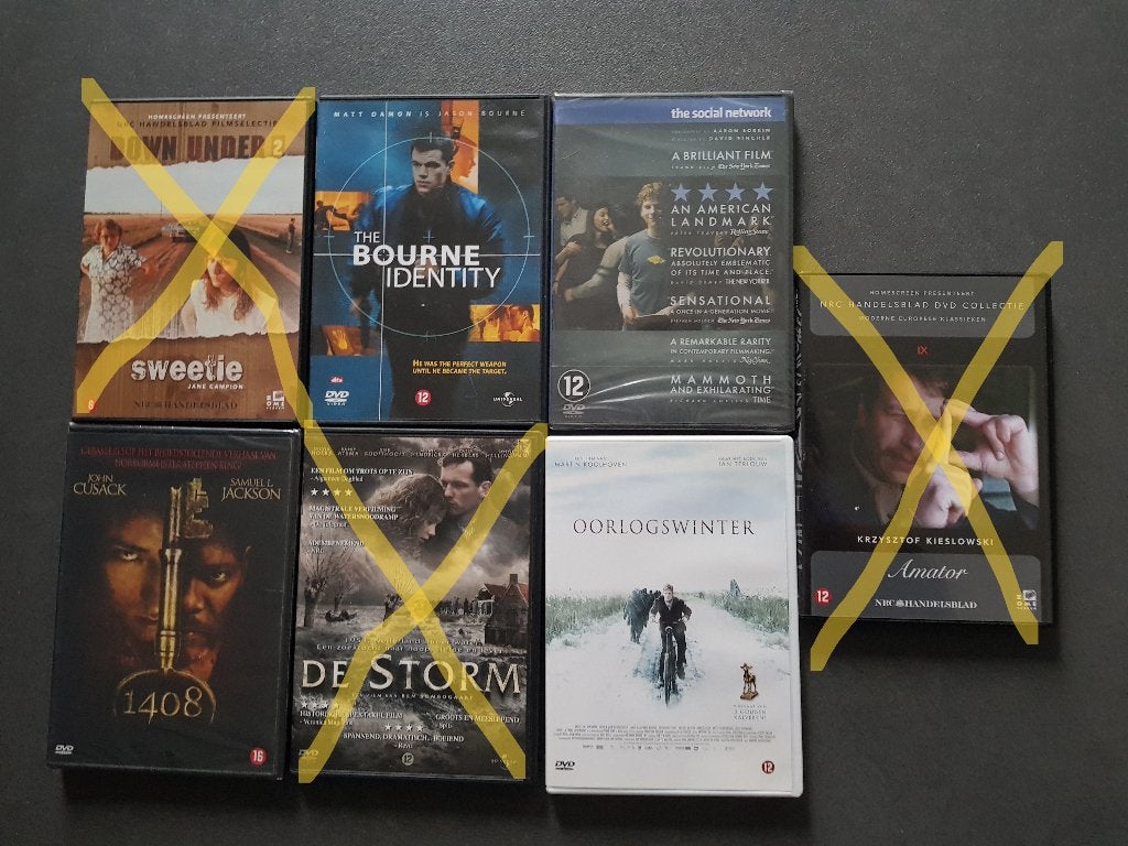 DVDs actie / spanning 4 stuks, Alle leeftijden, Ophalen of Verzenden, Nieuw in verpakking