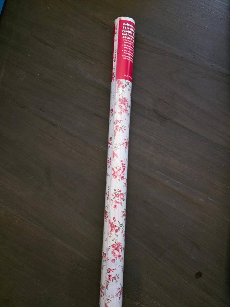 Zelfklevende decoratiefolie met bloemenpatroon, Ophalen of Verzenden, Minder dan 10 m², Rood, Bloemenpatroon