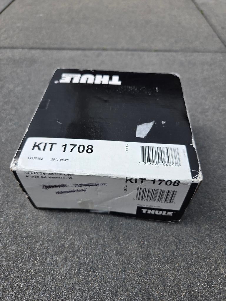 Thule dakdrager kit 1708 audi A3, Auto diversen, Dakdragers, Ophalen, Gebruikt