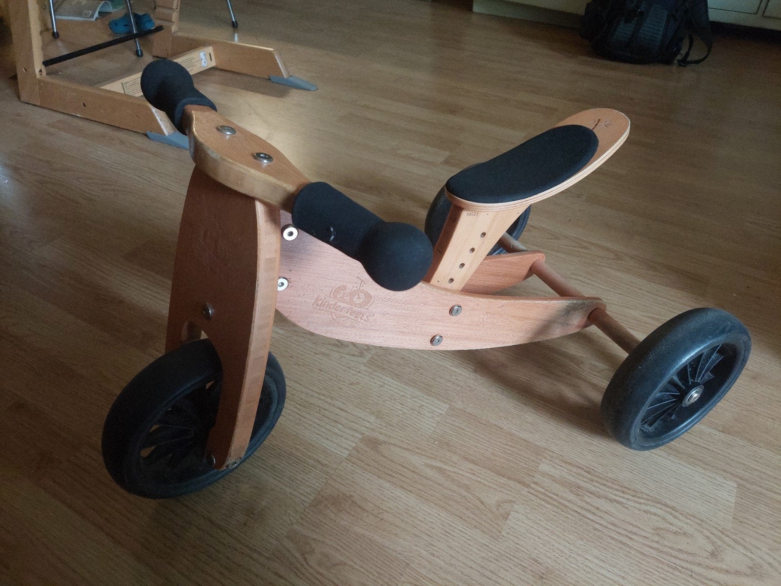 Kinderfeets fietsje, Ophalen, Gebruikt