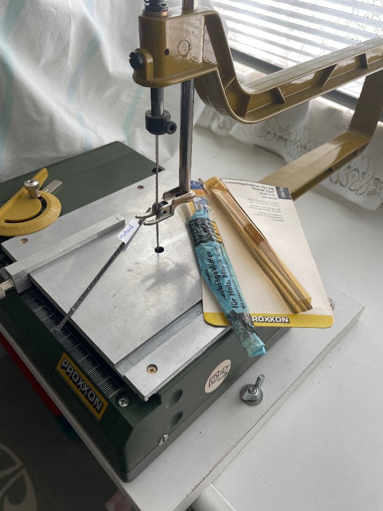 Figuurzaag elektrisch Proxxon, Proxxon, Metaal, Zo goed als nieuw, Machine