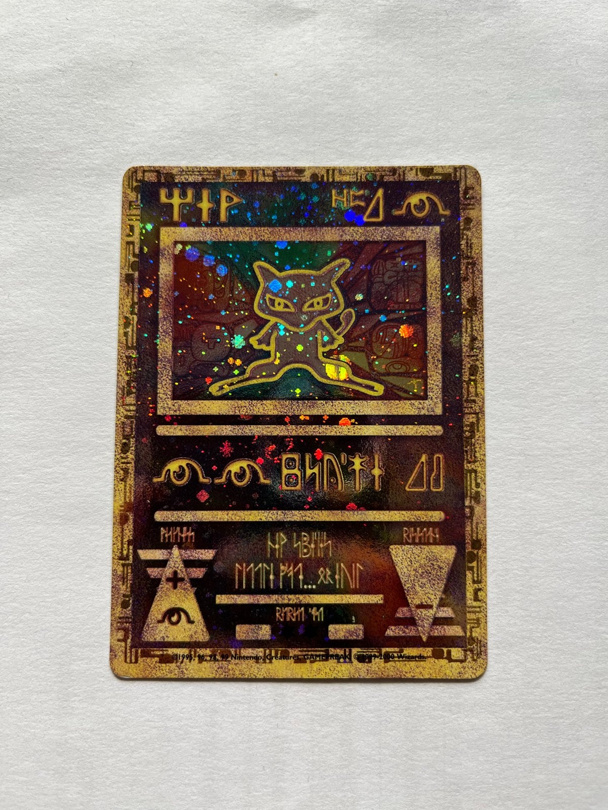 Ancient Mew Pokémon kaart - goede staat, Ophalen of Verzenden, Zo goed als nieuw, Losse kaart, Foil
