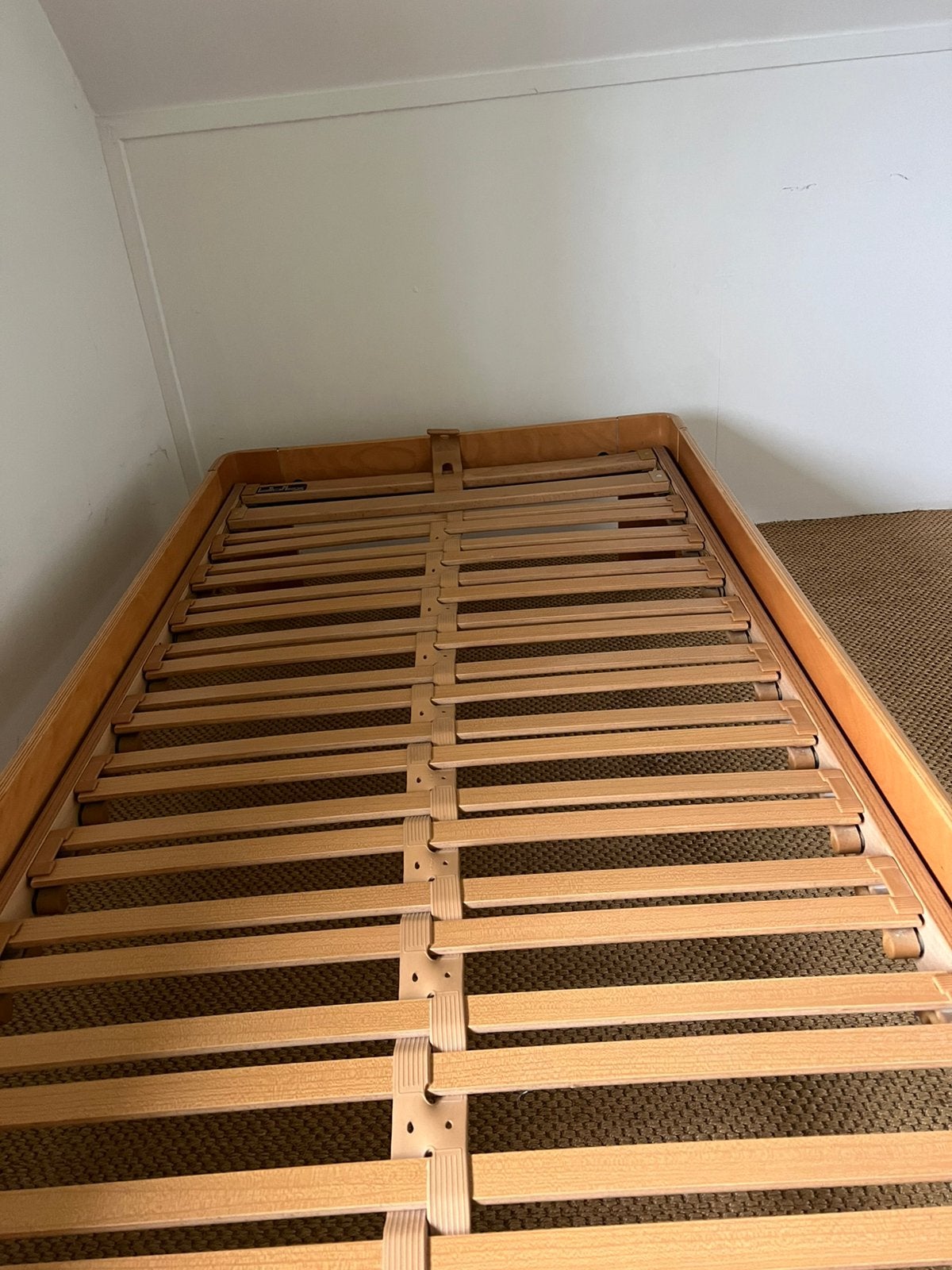 Auping Auronde, Lattoflex bodem, Pulmann matras eenpersoons, 90 cm, Eenpersoons, Bruin, Ophalen of Verzenden