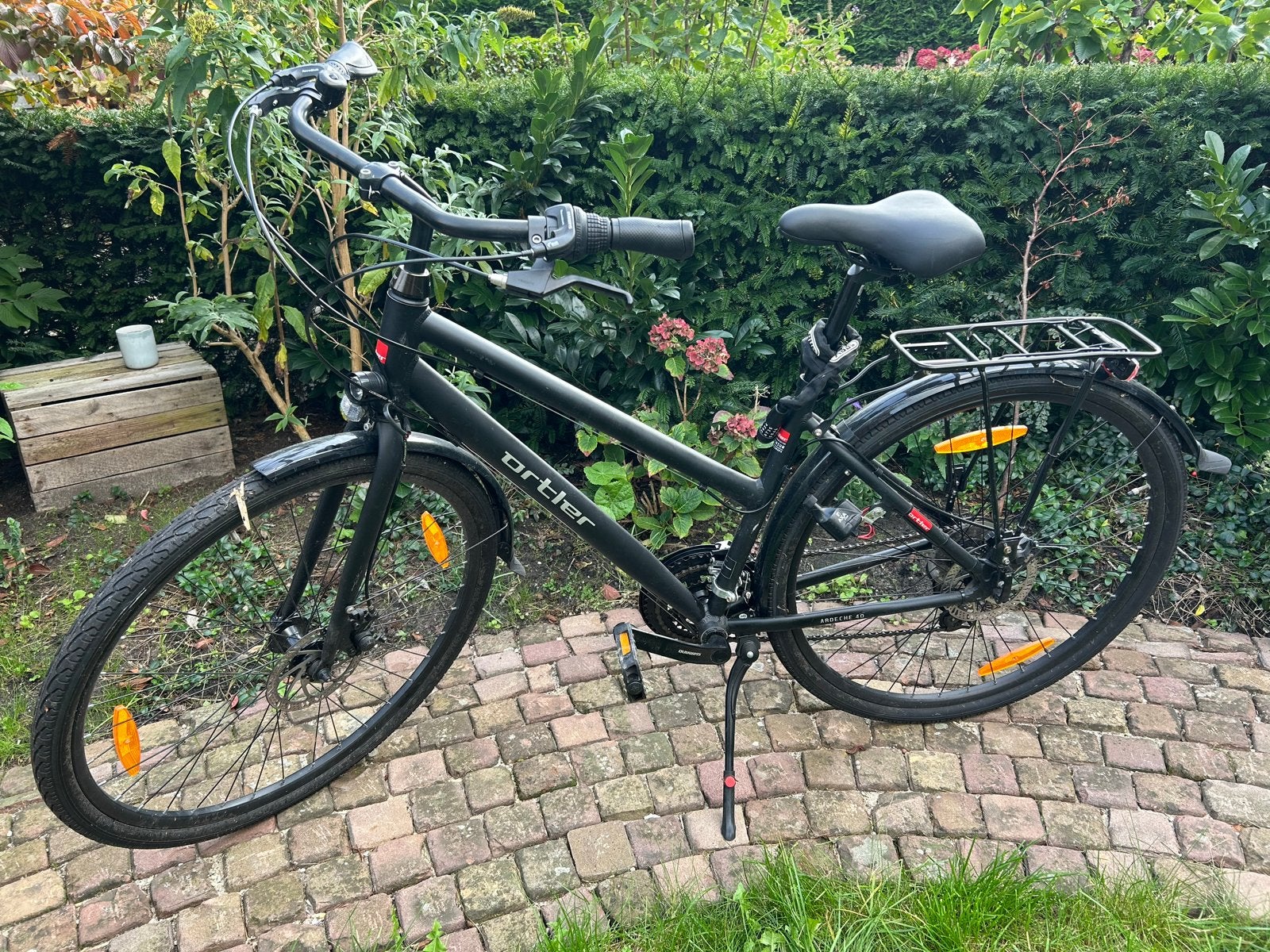 Ortler Ardeche 40 trekkingfiets 28"-21 versn.– schijfremmen, 53 tot 56 cm, Versnellingen, Zo goed als nieuw, Schijfrem