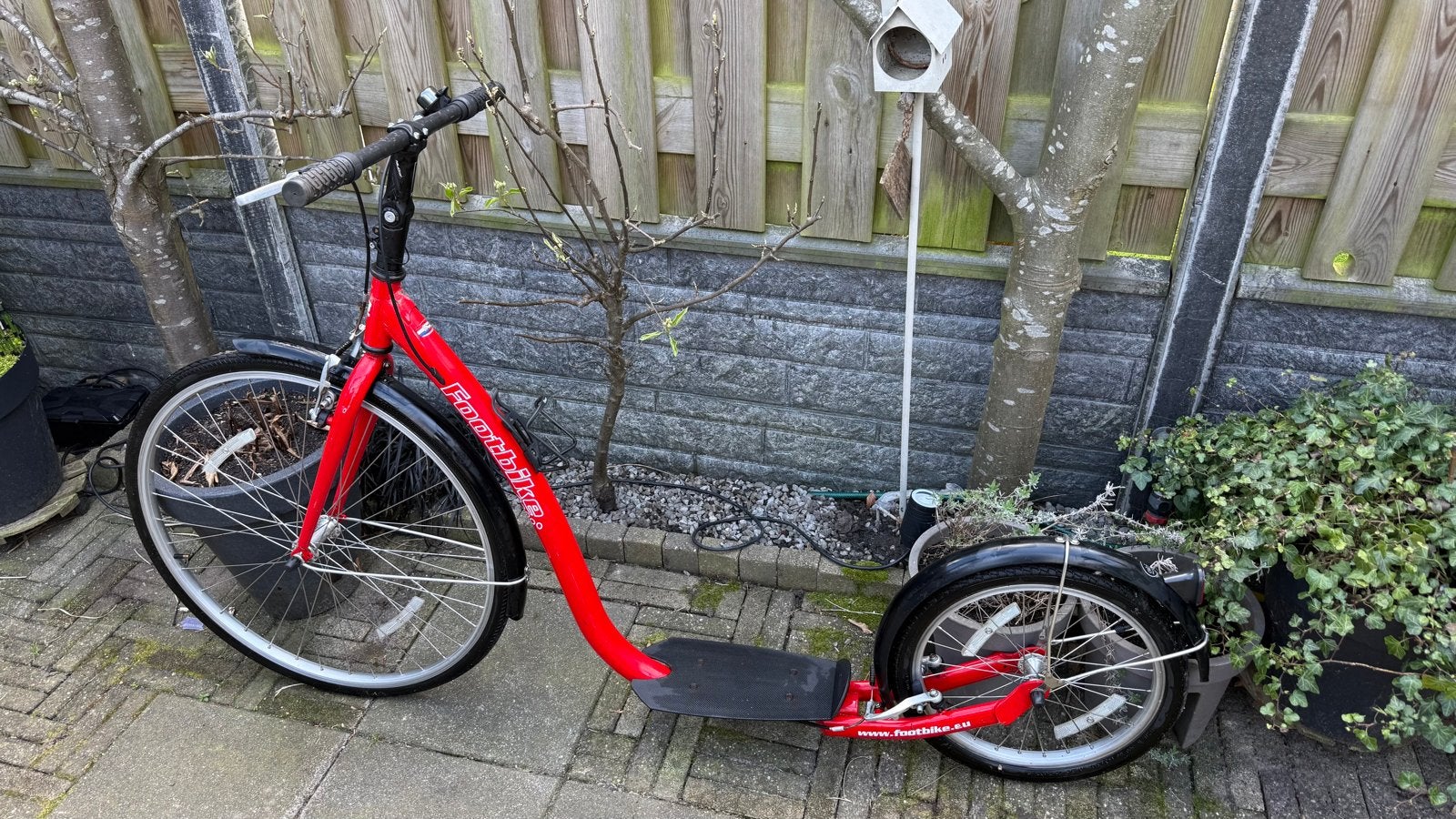 Footbike Express step - Rood, Fietsen en Brommers, Steps, Ophalen, Gebruikt, Kickbike
