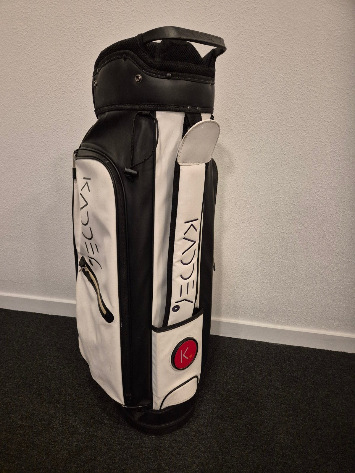 Kaddey golftas wit/zwart (2023), Ophalen of Verzenden, Gebruikt, Tas, Overige merken