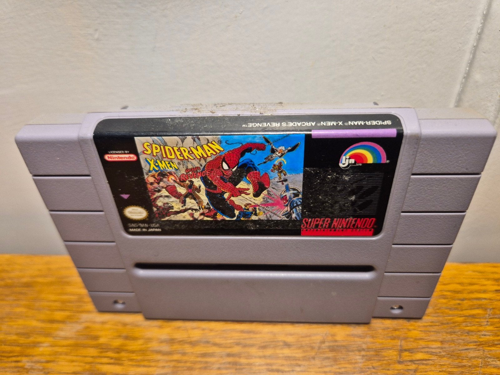 Spider-Man X-Men Arcade's Revenge SNES, Avontuur en Actie, 1 speler, Ophalen of Verzenden, Zo goed als nieuw