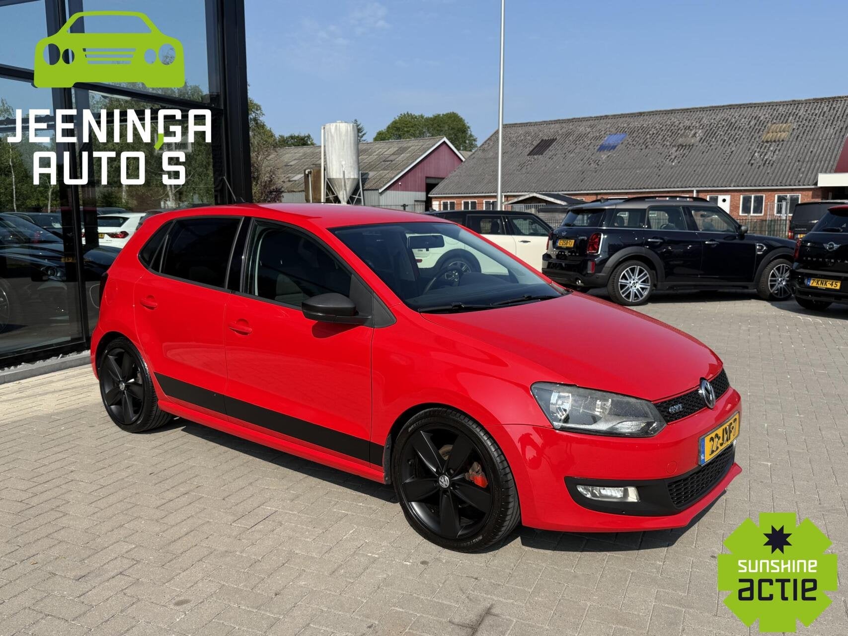 Volkswagen Polo 1.2-12V Trendline|17"lichtmetaal|Clima|GTI-l, Voorwielaandrijving, Euro 5, Zwart, 1198 cc