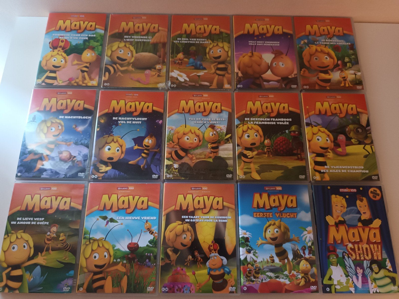 dvd pakket Maya de bij, Alle leeftijden, Ophalen of Verzenden, Zo goed als nieuw